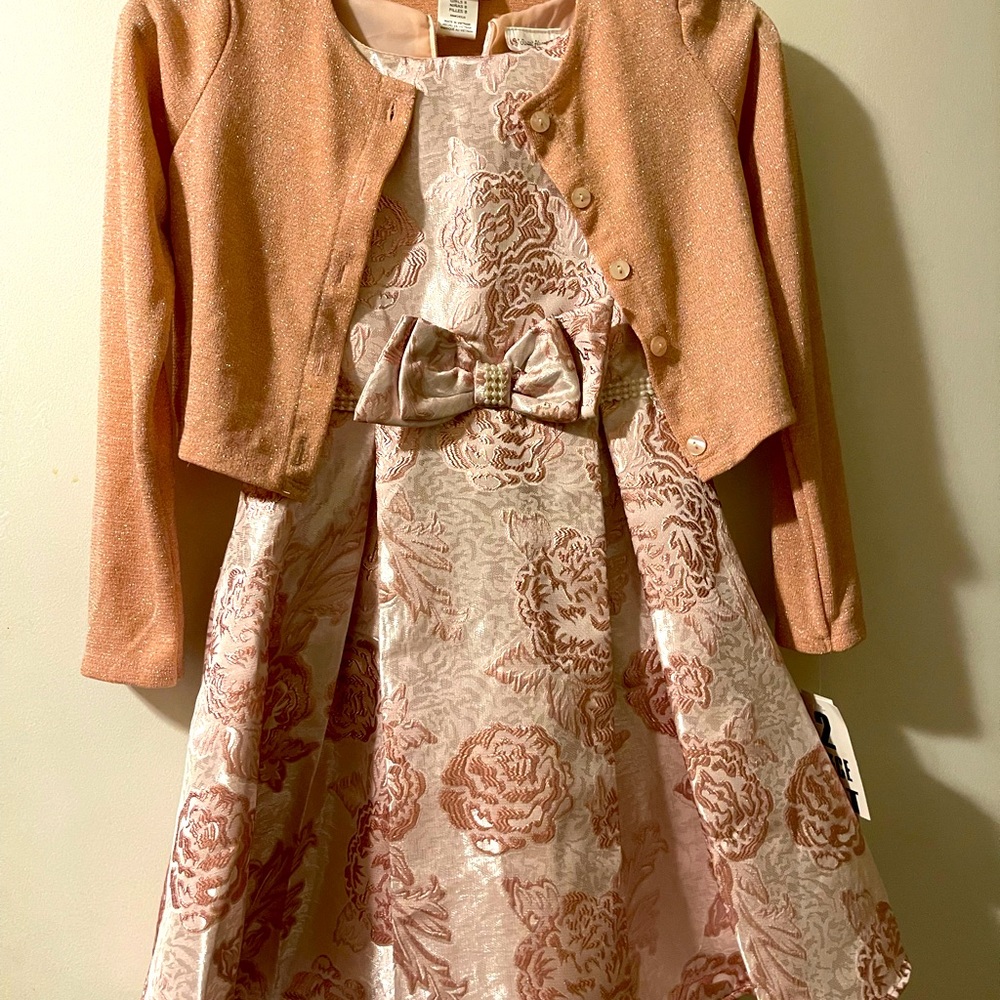Big Girls Dress with sweater